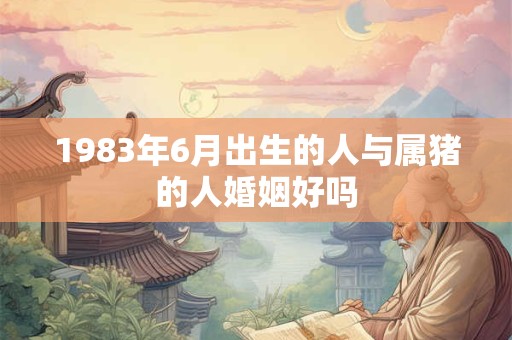 1983年6月出生的人与属猪的人婚姻好吗