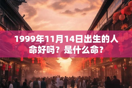 1999年11月14日出生的人命好吗?是什么命? 1999年11月14日出生的人命好吗?是什么命?