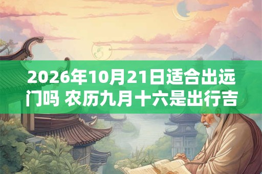 2026年10月21日适合出远门吗 农历九月十六是出行吉日吗