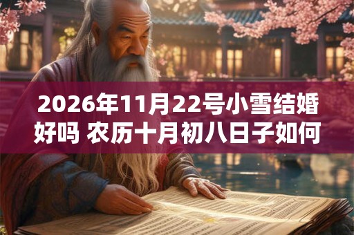 2026年11月22号小雪结婚好吗 农历十月初八日子如何