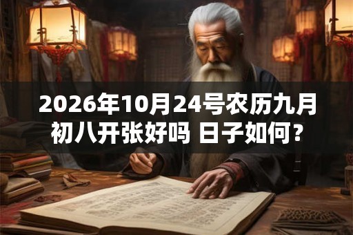 2026年10月24号农历九月初八开张好吗 日子如何？