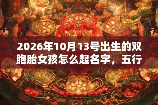 2026年10月13号出生的双胞胎女孩怎么起名字,五行属什么? 2026年10月13号出生的双胞胎女孩怎么起名字,五行属什么?