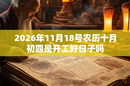 2026年11月18号农历十月初四是开工好日子吗 2026年11月18号农历十月初四是开工好日子吗