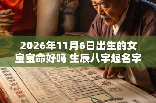 2026年11月6日出生的女宝宝命好吗 生辰八字起名字