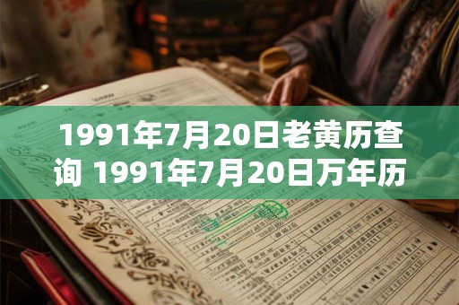 1991年7月20日老黄历查询 1991年7月20日万年历黄道吉日 1991年7月20日老黄历查询 1991年7月20日万年历黄道吉日