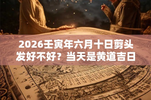 2026壬寅年六月十日剪头发好不好?当天是黄道吉日吗? 2026壬寅年六月十日剪头发好不好?当天是黄道吉日吗?