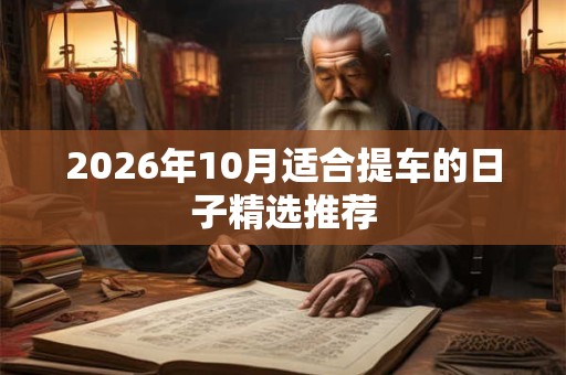 2026年10月适合提车的日子精选推荐 2026年10月适合提车的日子精选推荐