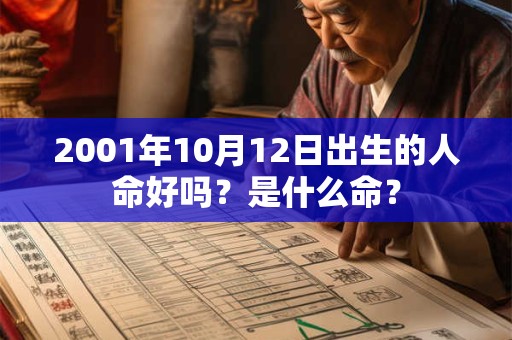 2001年10月12日出生的人命好吗?是什么命? 2001年10月12日出生的人命好吗?是什么命?