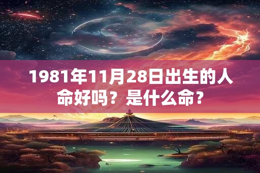 1981年11月28日出生的人命好吗?是什么命? 1981年11月28日出生的人命好吗?是什么命?
