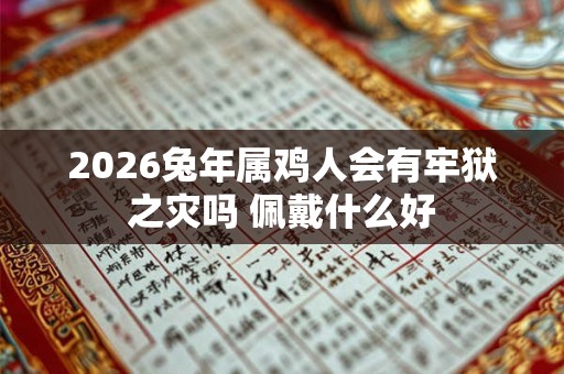 2026兔年属鸡人会有牢狱之灾吗 佩戴什么好