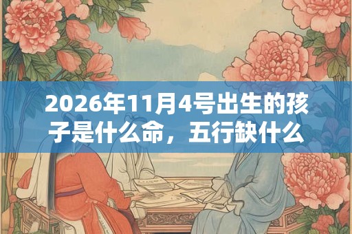 2026年11月4号出生的孩子是什么命，五行缺什么