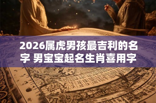 2026属虎男孩最吉利的名字 男宝宝起名生肖喜用字