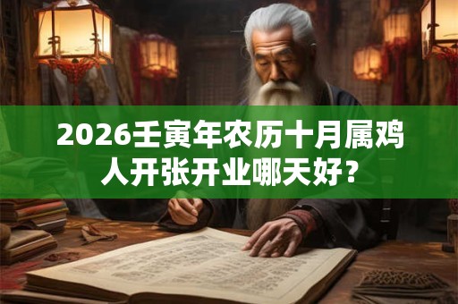 2026壬寅年农历十月属鸡人开张开业哪天好? 2026壬寅年农历十月属鸡人开张开业哪天好?