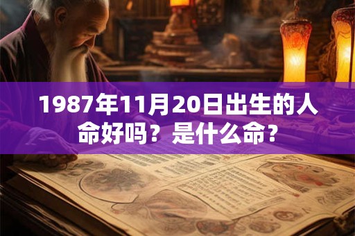 1987年11月20日出生的人命好吗?是什么命? 1987年11月20日出生的人命好吗?是什么命?