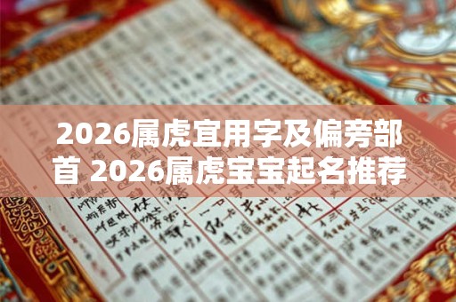2026属虎宜用字及偏旁部首 2026属虎宝宝起名推荐免费