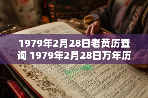 1979年2月28日老黄历查询 1979年2月28日万年历黄道吉日 1979年2月28日老黄历查询 1979年2月28日万年历黄道吉日