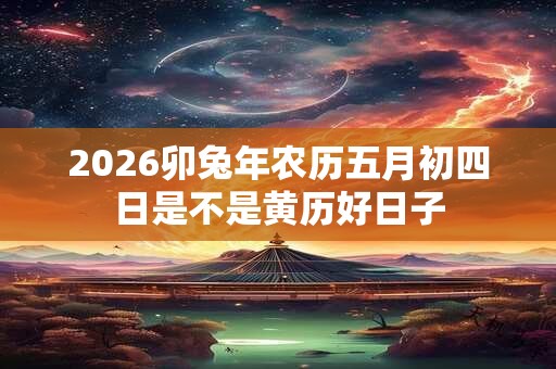 2026卯兔年农历五月初四日是不是黄历好日子