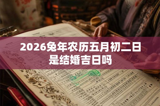 2026兔年农历五月初二日是结婚吉日吗