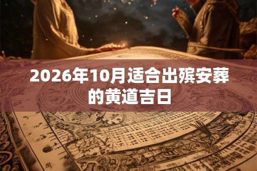 2026年10月适合出殡安葬的黄道吉日