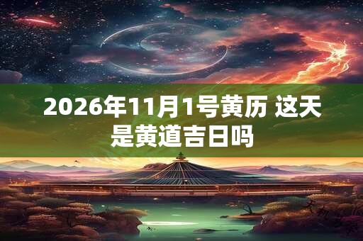 2026年11月1号黄历 这天是黄道吉日吗 2026年11月1号黄历 这天是黄道吉日吗