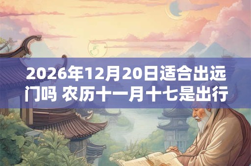 2026年12月20日适合出远门吗 农历十一月十七是出行吉日吗