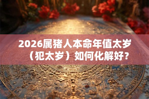 2026属猪人本命年值太岁（犯太岁）如何化解好？