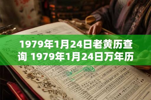 1979年1月24日老黄历查询 1979年1月24日万年历黄道吉日