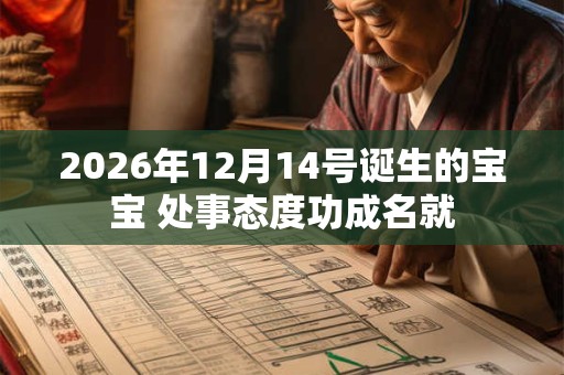 2026年12月14号诞生的宝宝 处事态度功成名就 2026年12月14号诞生的宝宝 处事态度功成名就