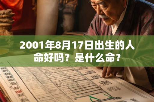 2001年8月17日出生的人命好吗？是什么命？