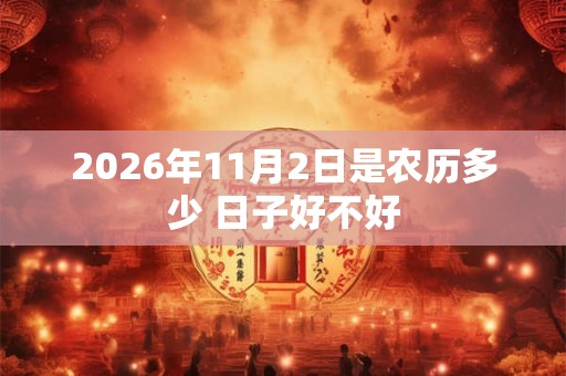 2026年11月2日是农历多少 日子好不好
