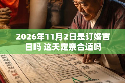 2026年11月2日是订婚吉日吗 这天定亲合适吗
