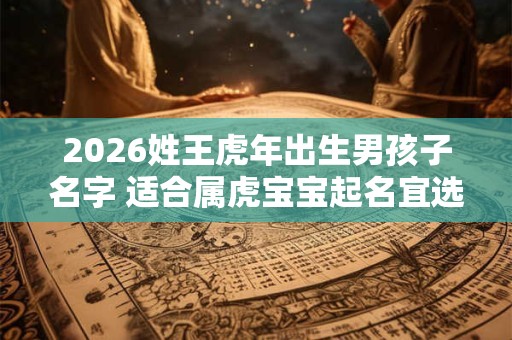 2026姓王虎年出生男孩子名字 适合属虎宝宝起名宜选字
