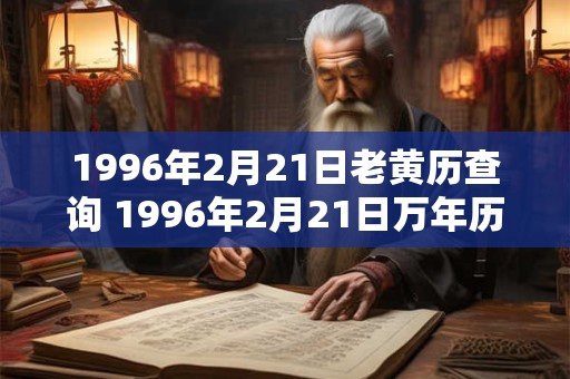 1996年2月21日老黄历查询 1996年2月21日万年历黄道吉日