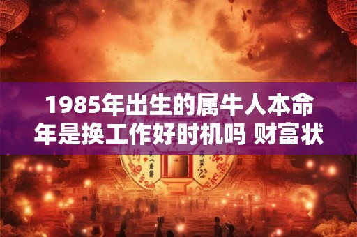 1985年出生的属牛人本命年是换工作好时机吗 财富状况好不好