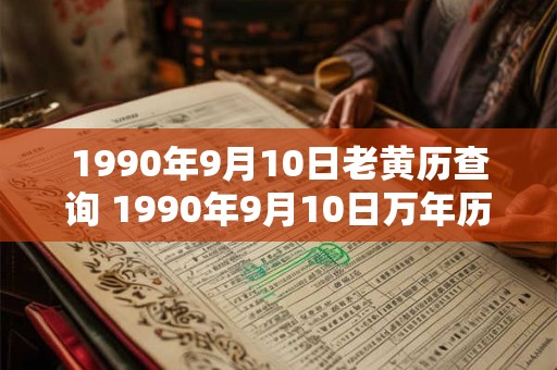 1990年9月10日老黄历查询 1990年9月10日万年历黄道吉日