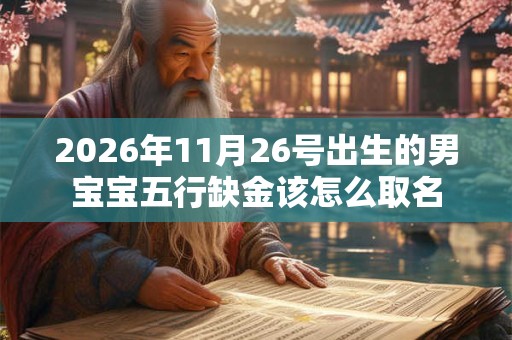 2026年11月26号出生的男宝宝五行缺金该怎么取名 2026年11月26号出生的男宝宝五行缺金该怎么取名