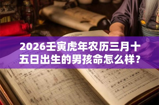 2026壬寅虎年农历三月十五日出生的男孩命怎么样？