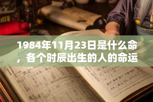 1984年11月23日是什么命,各个时辰出生的人的命运 1984年11月23日是什么命,各个时辰出生的人的命运