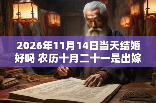2026年11月14日当天结婚好吗 农历十月二十一是出嫁的吉利日子吗 2026年11月14日当天结婚好吗 农历十月二十一是出嫁的吉利日子吗