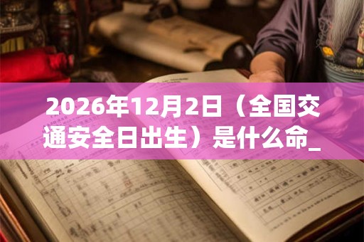2026年12月2日（全国交通安全日出生）是什么命_命运如何
