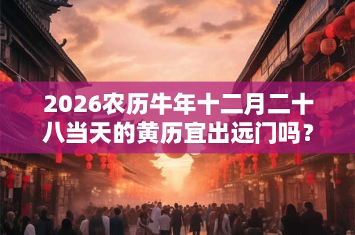 2026农历牛年十二月二十八当天的黄历宜出远门吗? 2026农历牛年十二月二十八当天的黄历宜出远门吗?