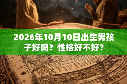 2026年10月10日出生男孩子好吗?性格好不好? 2026年10月10日出生男孩子好吗?性格好不好?