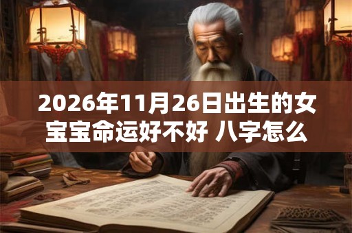 2026年11月26日出生的女宝宝命运好不好 八字怎么样 2026年11月26日出生的女宝宝命运好不好 八字怎么样
