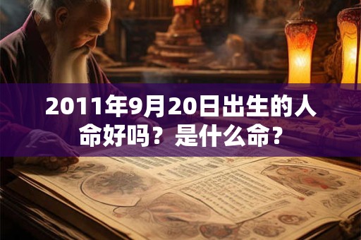2011年9月20日出生的人命好吗?是什么命? 2011年9月20日出生的人命好吗?是什么命?