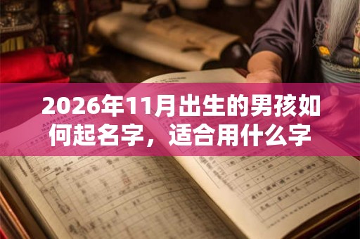 2026年11月出生的男孩如何起名字，适合用什么字