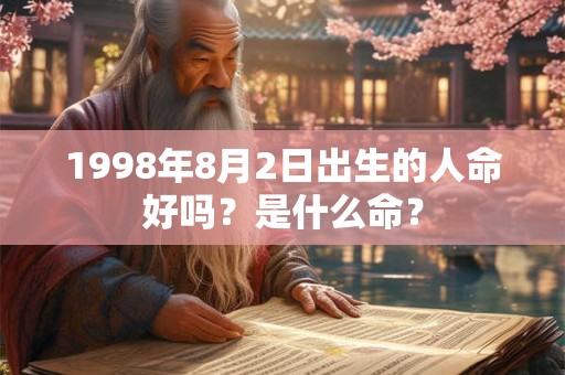 1998年8月2日出生的人命好吗？是什么命？