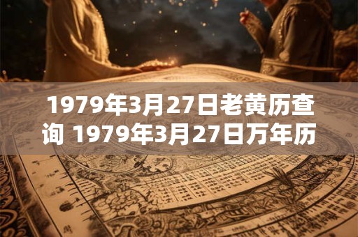 1979年3月27日老黄历查询 1979年3月27日万年历黄道吉日 1979年3月27日老黄历查询 1979年3月27日万年历黄道吉日