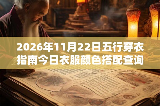 2026年11月22日五行穿衣指南今日衣服颜色搭配查询