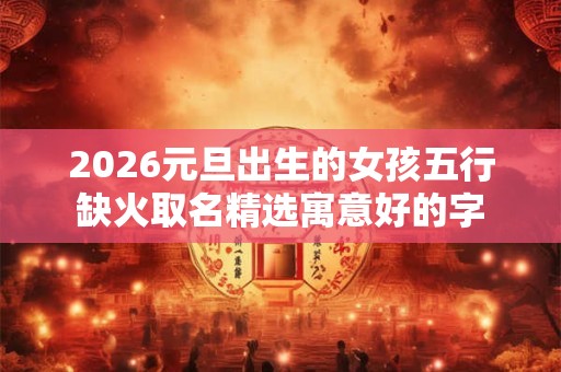 2026元旦出生的女孩五行缺火取名精选寓意好的字
