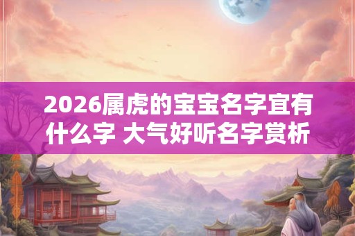 2026属虎的宝宝名字宜有什么字 大气好听名字赏析